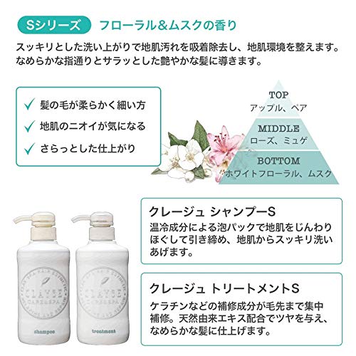 美容室のシャンプーと同様！おすすめの市販シャンプーを紹介｜クレージュ シャンプー S